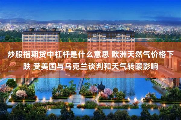 炒股指期货中杠杆是什么意思 欧洲天然气价格下跌 受美国与乌克兰谈判和天气转暖影响