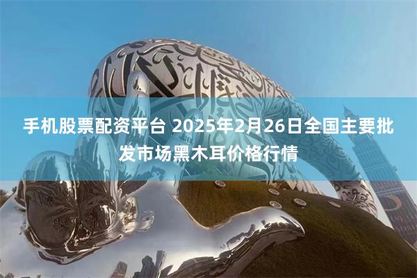 手机股票配资平台 2025年2月26日全国主要批发市场黑木耳价格行情