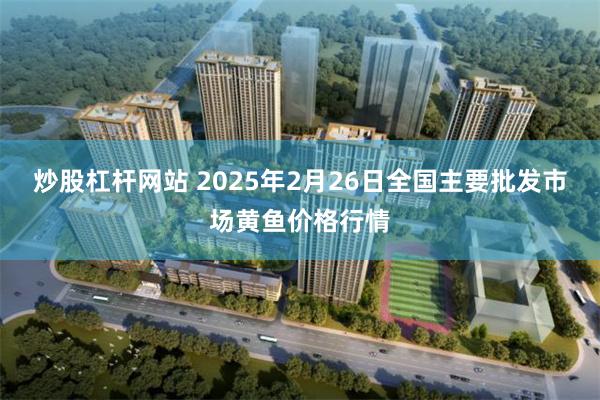 炒股杠杆网站 2025年2月26日全国主要批发市场黄鱼价格行情