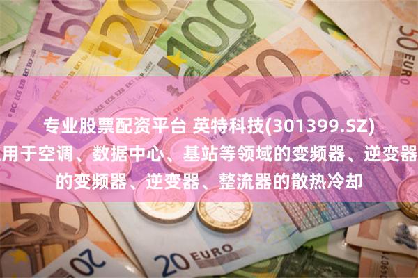 专业股票配资平台 英特科技(301399.SZ)：液冷散热器可以应用于空调、数据中心、基站等领域的变频器、逆变器、整流器的散热冷却
