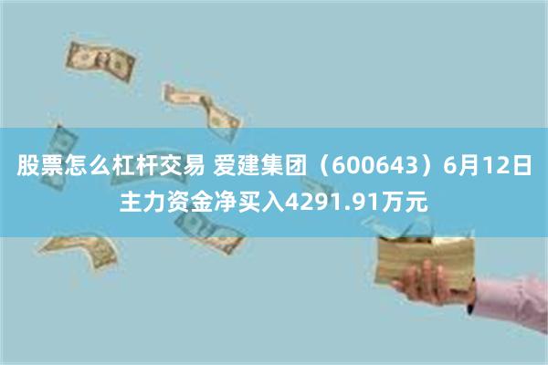 股票怎么杠杆交易 爱建集团（600643）6月12日主力资金净买入4291.91万元