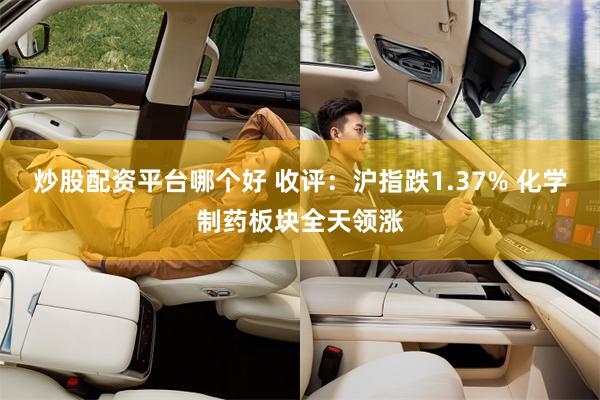 炒股配资平台哪个好 收评：沪指跌1.37% 化学制药板块全天领涨