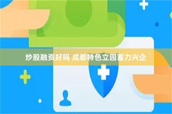 炒股融资好吗 成都特色立园蓄力兴企