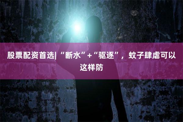 股票配资首选| “断水”+“驱逐”,蚊子肆虐可以这样防