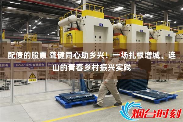 配债的股票 聋健同心助乡兴！一场扎根增城、连山的青春乡村振兴实践